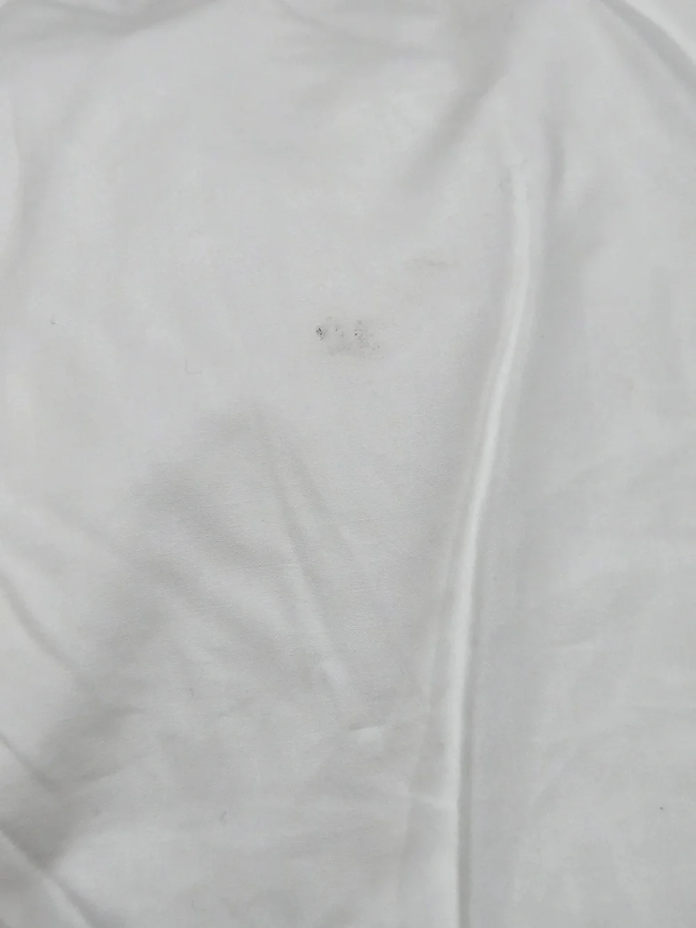QUINCE Organic Percale Embroidered Border Duvet Cover King/C King Wht/Navy 8917